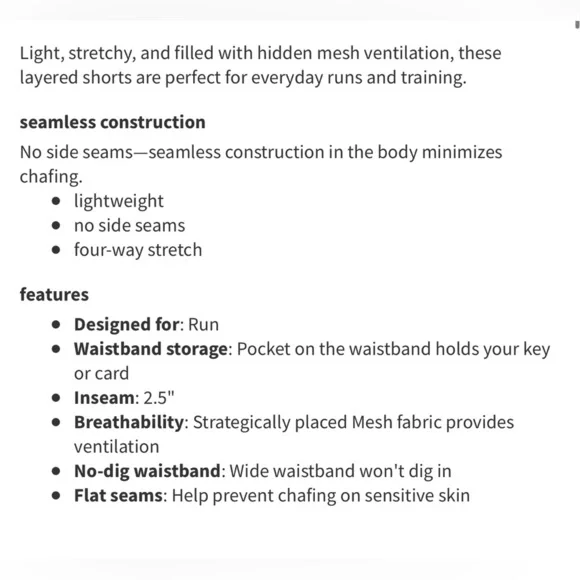 Lululemon Seamless Moves Short 2.5” Magnet Grey , size 4 - Picture 5 of 9